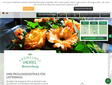 Tablet Screenshot of fruehlingshotel.de